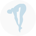Displaying decorative dive-in design logo