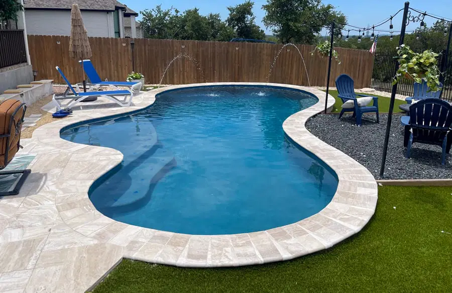 Building inground swimming pools near Round Rock homes