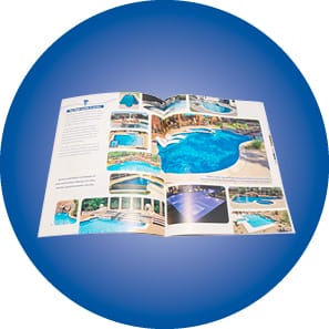 Swimming pool design for free brochure information