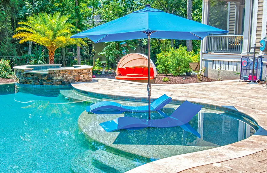 San Diego inground pool showcasing outdoor elegance
