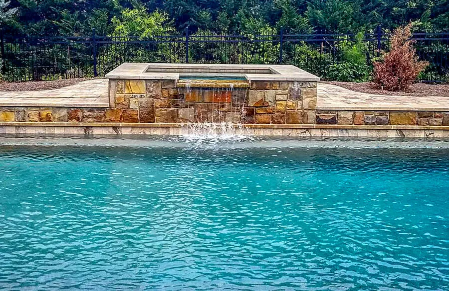 Custom inground pool in Northwest Arkansas