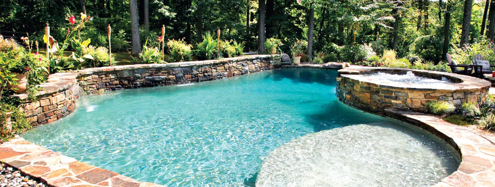 Beautiful custom pool builder project banner image
