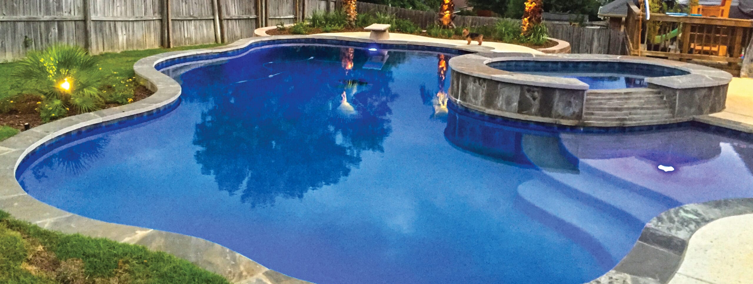 Custom inground pools by Bullard builder
