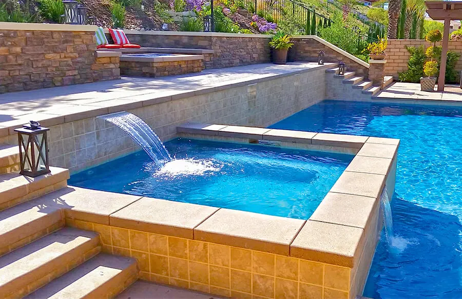 Luxury backyard pools in Palm Springs Coachella Valley