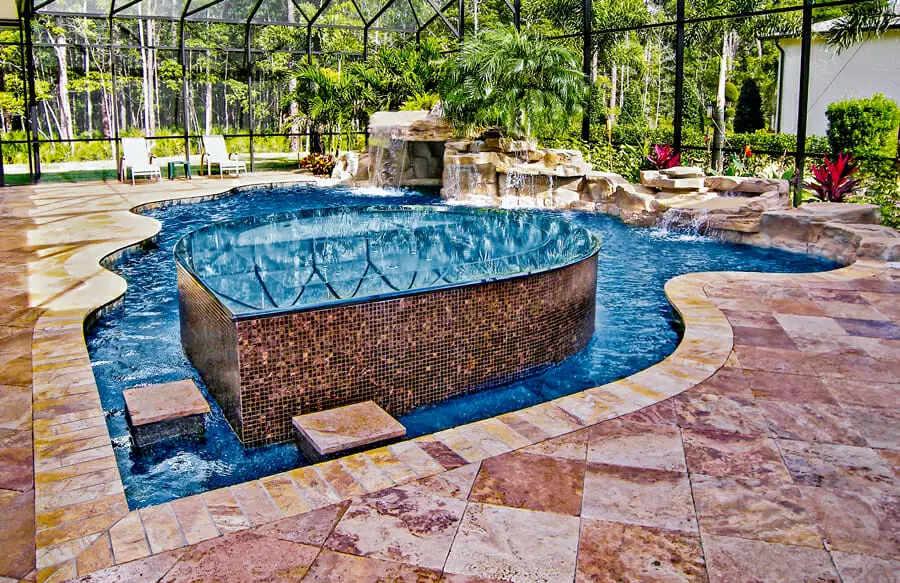 Modern pool designs created in Orlando