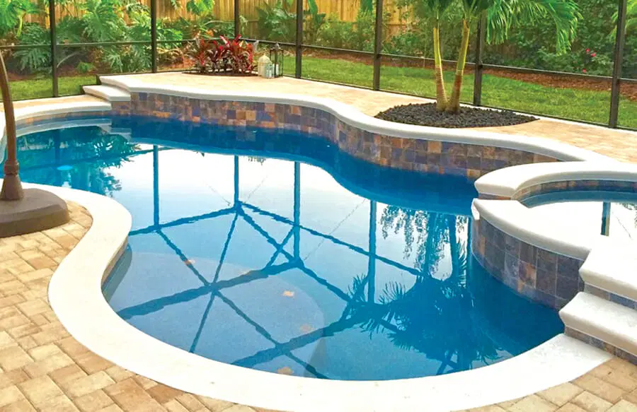 Custom inground pools in Orlando properties