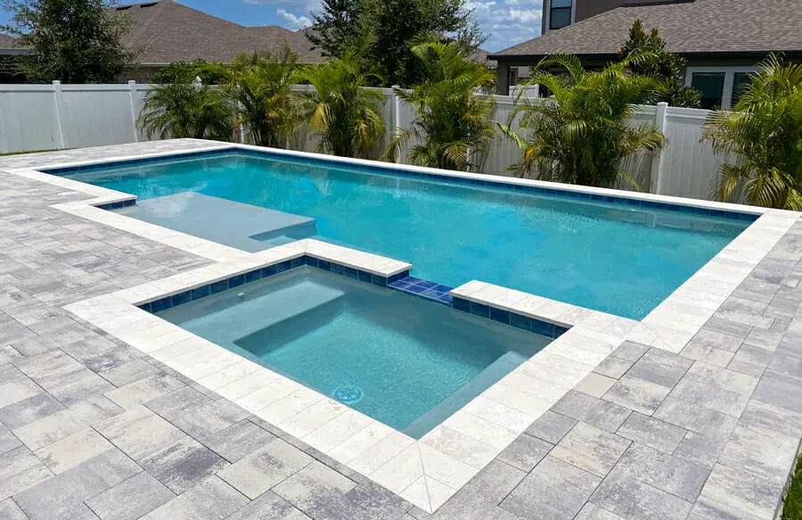 Outdoor pool construction in Orlando homes