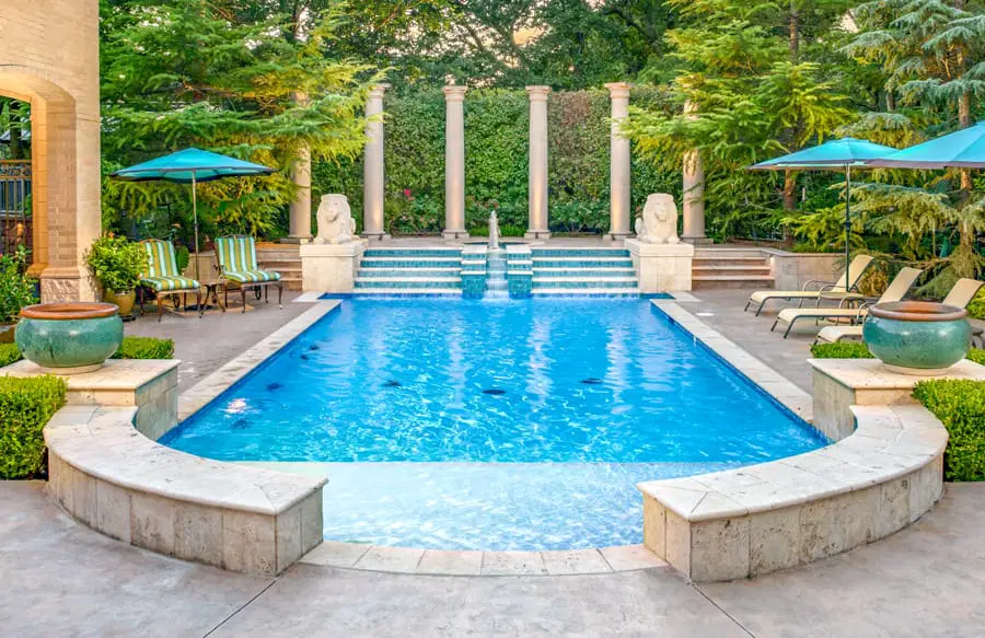 Inground swimming pool project in Clear Lake