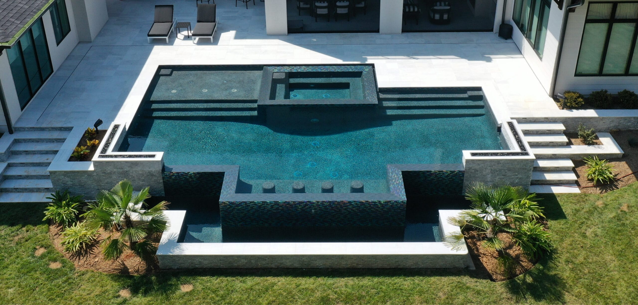 Featuring luxury pool construction projects