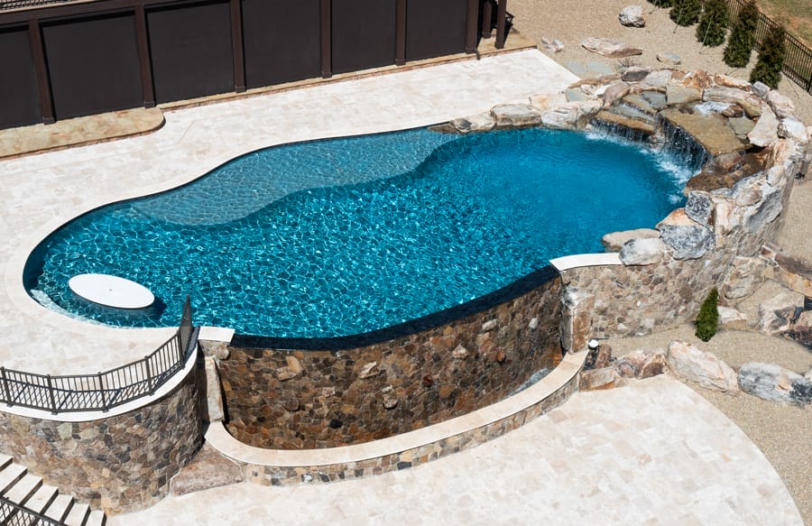 Build custom swimming pools in Charlotte