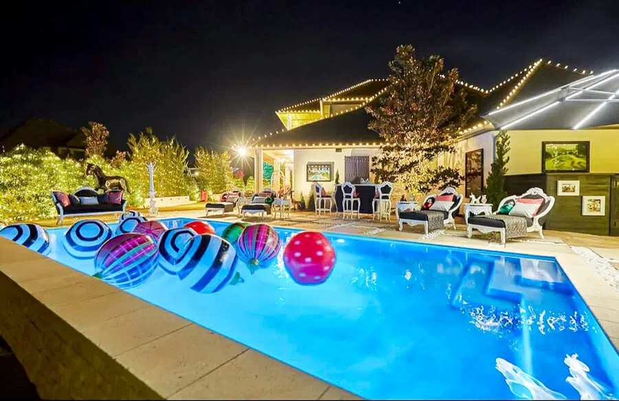 Custom inground pool in Oklahoma City