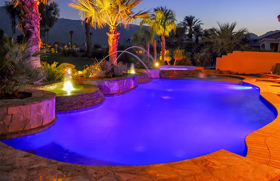 Inground pool installation in South Orange County
