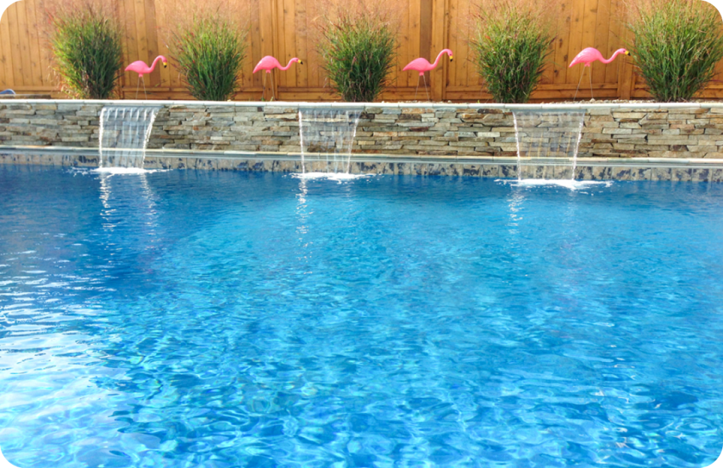 Backyard swimming pool design for Savannah Bluffton homes
