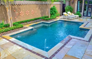 Luxury swimming pool featuring creative outdoor elements