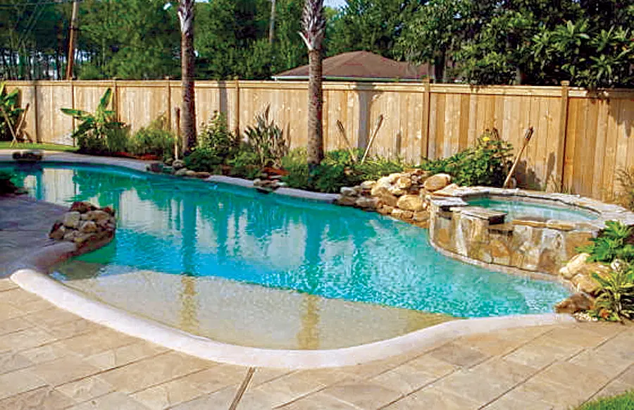 Luxury swimming pool design for St Tammany homes