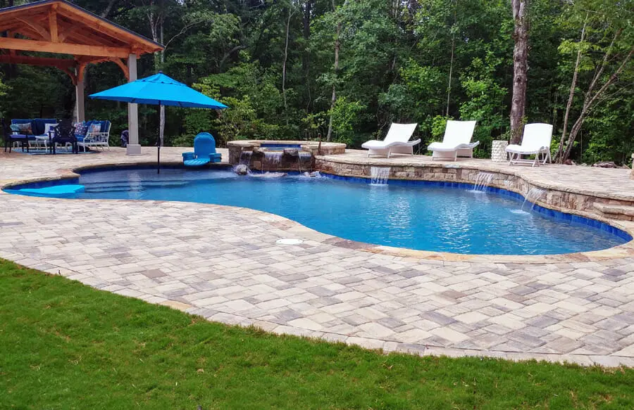 Custom pool construction in Northwest Arkansas