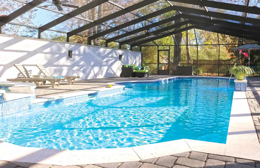 Custom pool construction services in Opelika