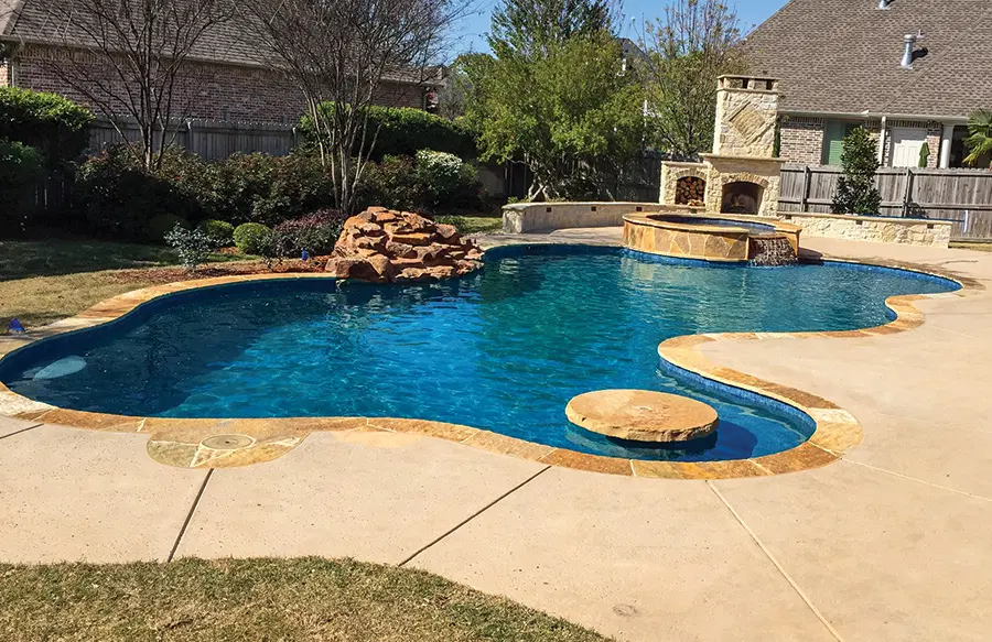 Modern inground pools designed in Palestine