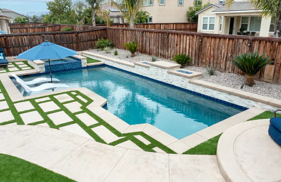 Modern inground pool designs in Palm Springs