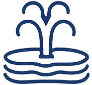 Pool water feature service icon