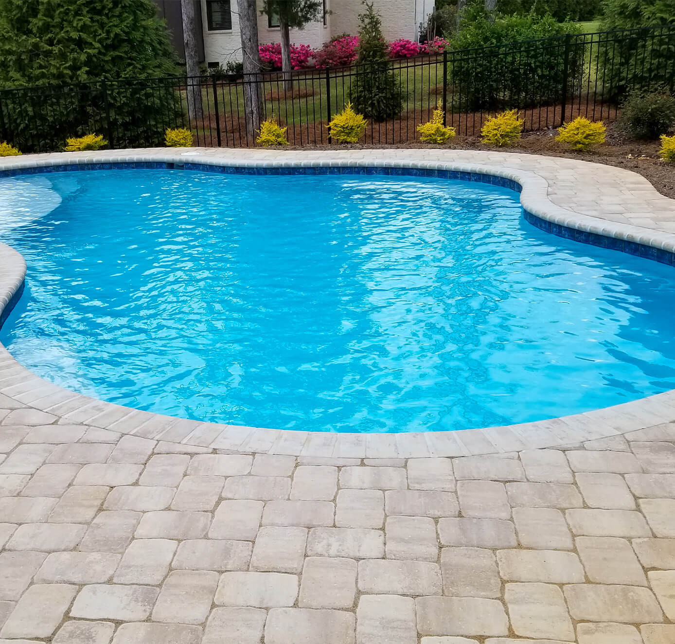 Finance freeform pool construction through available loan plans