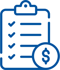 Estimate icon representing swimming pool pricing quotes