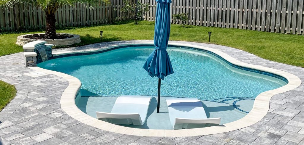 Freeform inground pool design