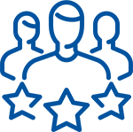Blue Haven local pool financing team illustration