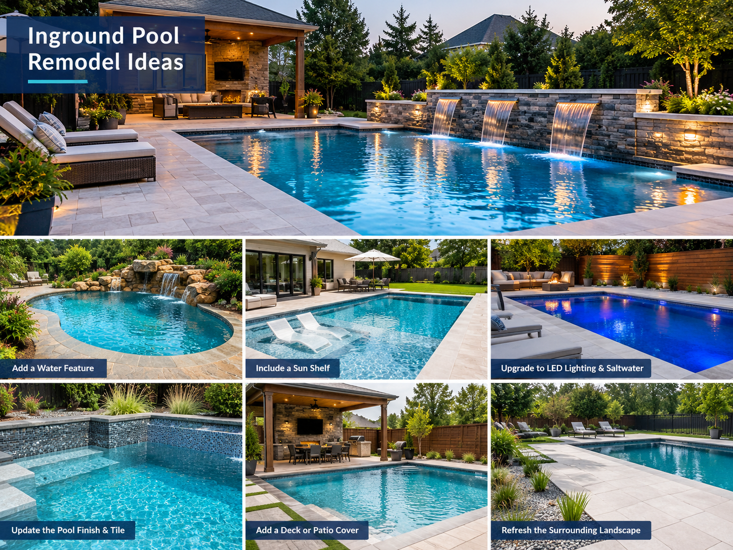 15 Inground Pool Remodel Ideas